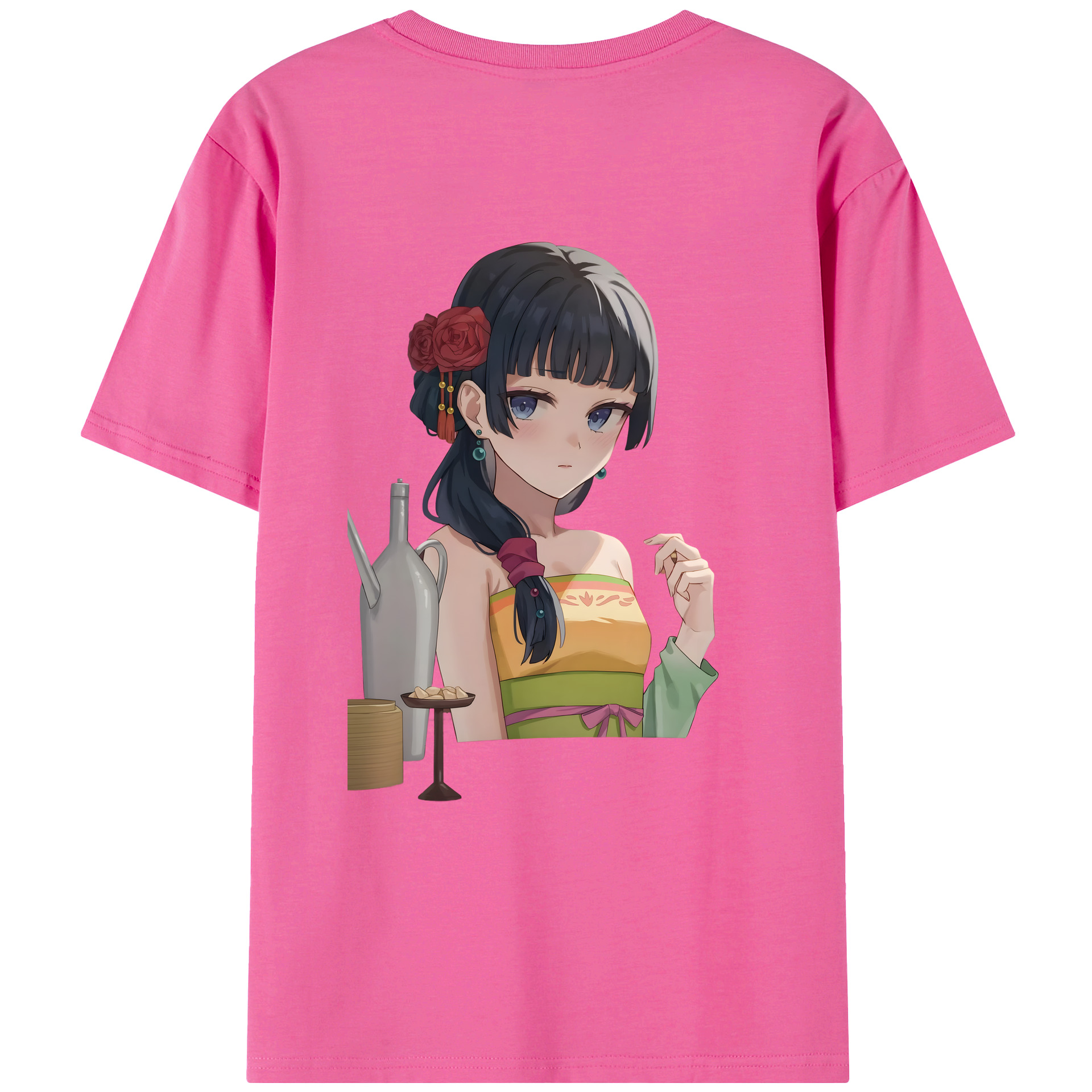 （画像用） 薬屋のひとりごと The Apothecary Diaries レディース半袖Tシャツ(バックプリント)